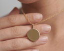 The Classic Fingerprint Coin Necklace