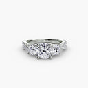Three-Stone with Pavé Band 2