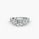 Three-Stone with Pavé Band 2