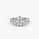 Three-Stone with Pavé Band 2
