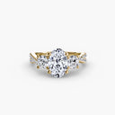 Three-Stone with Pavé Band 2