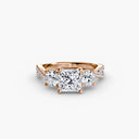 Three-Stone with Pavé Band 2