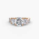 Three-Stone with Pavé Band 2