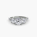 Three-Stone with Pavé Band 3