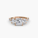 Three-Stone with Pavé Band 3