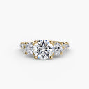 Three-Stone with Pavé Band 3