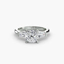 Three-Stone Ring (Baguette Side Stones)