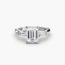 Three-Stone Ring (Baguette Side Stones)