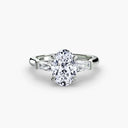 Three-Stone Ring (Baguette Side Stones)