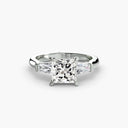 Three-Stone Ring (Baguette Side Stones)