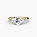 Three-Stone Ring (Baguette Side Stones)
