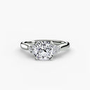 Solitaire with Cluster Shoulders 2