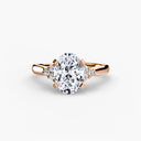 Solitaire with Cluster Shoulders 2
