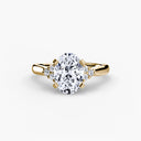 Solitaire with Cluster Shoulders 2