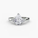Solitaire with Cluster Shoulders 2