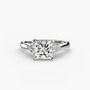 Solitaire with Cluster Shoulders 2
