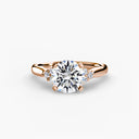 Solitaire with Cluster Shoulders 2