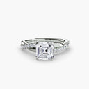 The Emerald Twist Pavé Ring