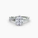 The Emerald Twist Pavé Ring