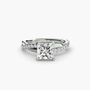 The Emerald Twist Pavé Ring