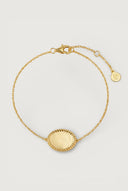 The Fingerprint Heart Duo Oval Rope Bracelet