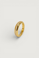 Domed Lab Diamond Ring