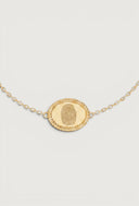 The Fingerprint Oval Rope Bracelet