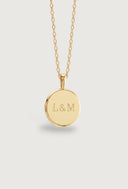 The Classic Initial Coin Necklace