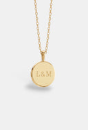 The Classic Initial Coin Necklace