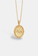 The Hand Drawing Oval Rope Necklace