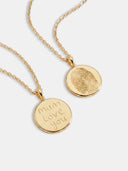 The Classic Fingerprint & Handwriting Coin Necklace
