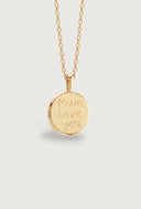 The Classic Handwriting Coin Necklace