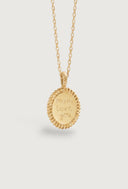 The Handwriting Oval Rope Necklace