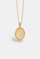The Handwriting Oval Rope Necklace