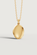 The Lab Diamond Oval Locket Necklace