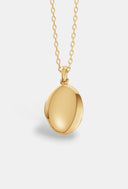 The Lab Diamond Oval Locket Necklace