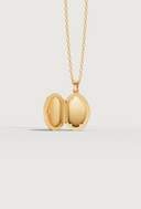 The Lab Diamond Oval Locket Necklace