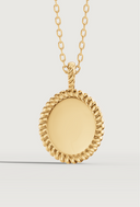 The Oval Rope Pendant Necklace