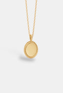 The Oval Rope Pendant Necklace
