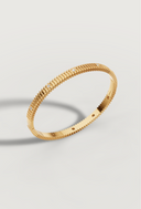 Lab Diamond Ribbed Bangle