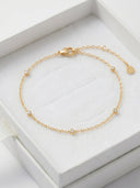 Station Lab Diamond Bezel Bracelet