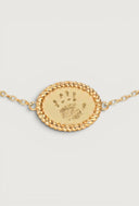 The Oval Rope Handprint Bracelet